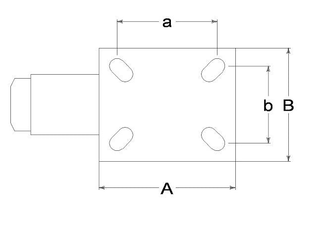 WHEEL LB 150X40/50 BB SW.FK M40 + BRAKE
