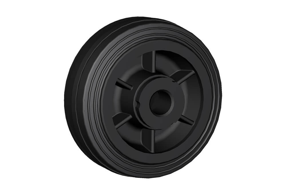 WHEEL D 80X25/40 NYLON BEARING 12