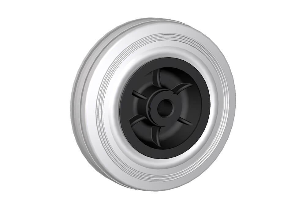 WHEEL DG 125X37,5/40 NYLON BEARING 12