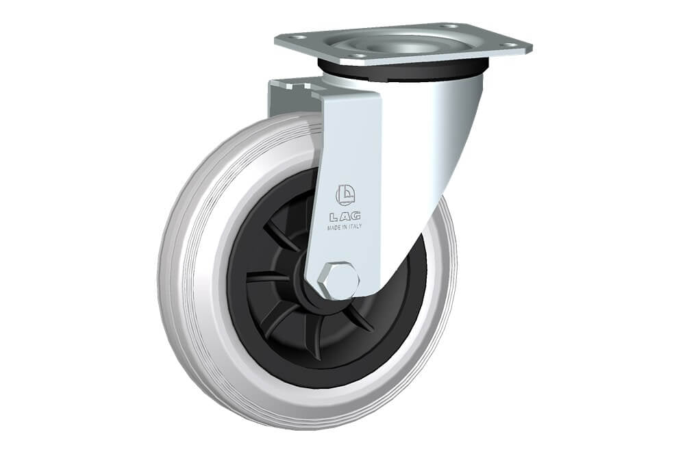 WHEEL DG 150X40/50 RB SWIVEL FORK M22L