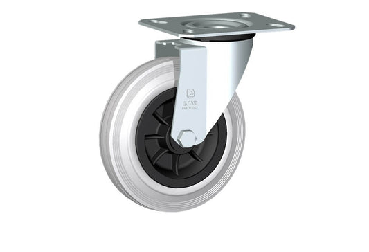 WHEEL DG 160X40/50 NB SWIVEL FORK M22