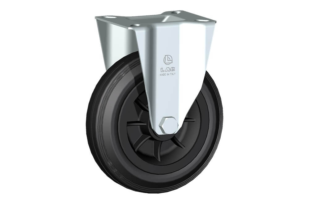 WHEEL D 150X40/50 RB FIXED FORK M22L