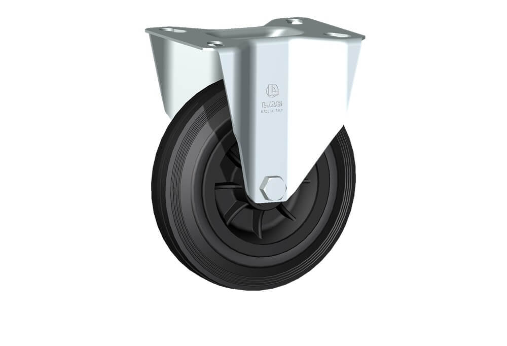 WHEEL D 160X40/50 RB FIXED FORK M22