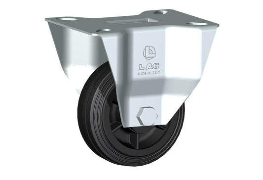 WHEEL D80X25/40 NYLON BEARING FIXED FORK M22