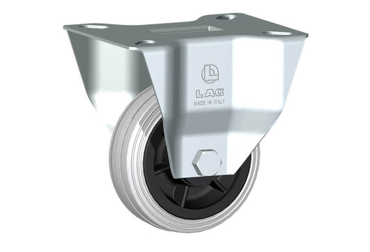 WHEEL DG80X25/40 NYLON BEARING FIXED FORK M22