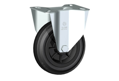 WHEEL D 150X40/50 NYLON BEARING FIXED FORK M22