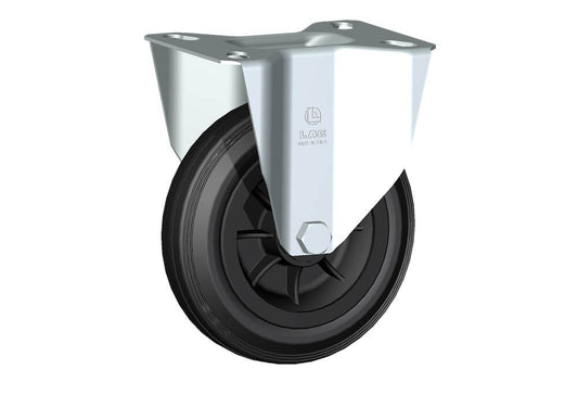 WHEEL D 150X40/50 NYLON BEARING FIXED FORK M22