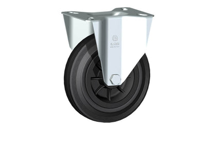 WHEEL D 160X40/50 NYLON BEARING FIXED FORK M22