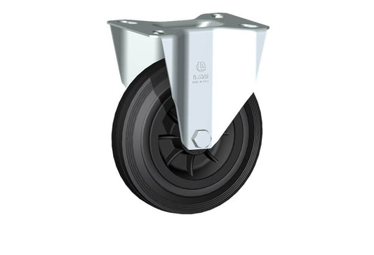 WHEEL D 160X40/50 NYLON BEARING FIXED FORK M22