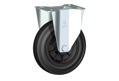 WHEEL D 180X45/60 NYLON BEARING FIXED FORK M22