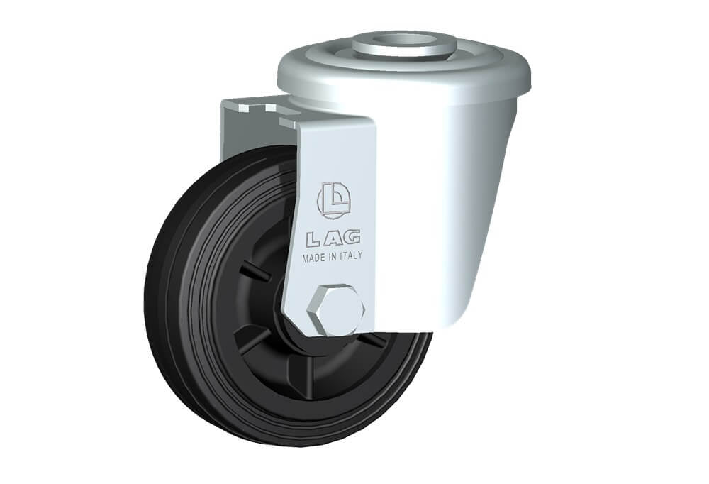WHEEL D80X25/40 NYLON BEARING BOLT HOLE F.12 FORK M22