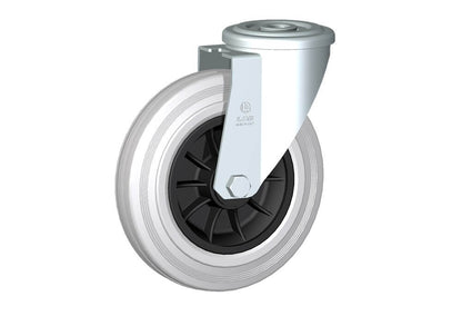 WHEEL DG 200X50/60 NYLON BEARING BOLT HOLE F.18 FORK M22