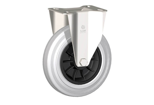 WHEEL DG 200X50/60 INOX RB FIXED FORK X20