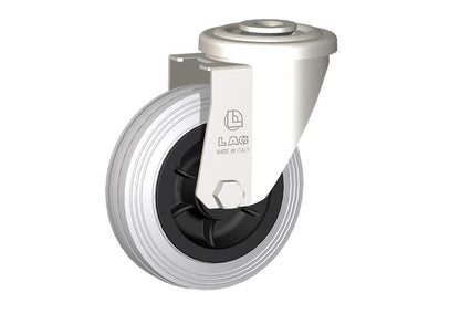 WHEEL DG 100X30/40 INOX RB BOLT HOLE F.12 FORK X20