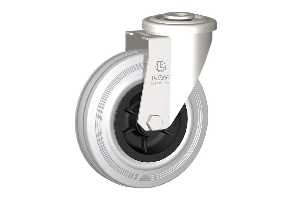 WHEEL DG 125X37,5/40 NYLON BEARING BOLT HOLE F.12 FORK X20/40