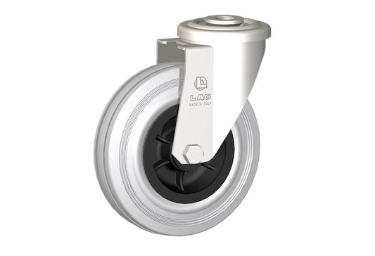 WHEEL DG 125X37,5/40 NYLON BEARING BOLT HOLE F.12 FORK X20/40