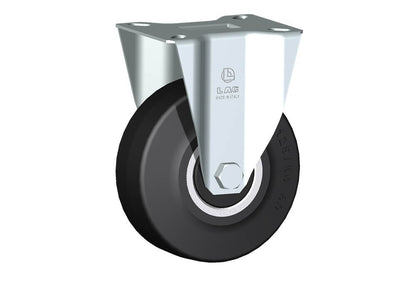 WHEEL E 125X50/50 BALL BEARING FIXED FORK M22L