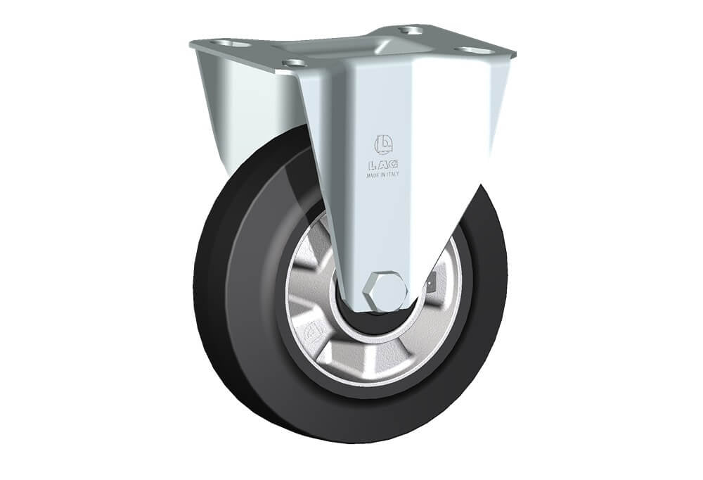 WHEEL E 160X50/60 BALL BEARING FIXED FORK M22