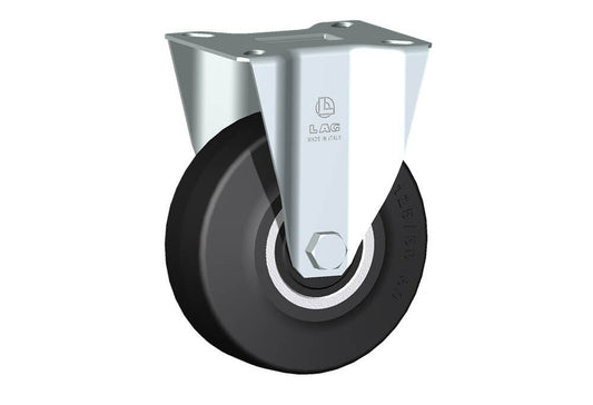 WHEEL E 125X50/50 ROLLER BEAR. FIXED FORK M22L