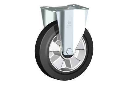 WHEEL E 200X50/60 RB FIXED FORK M22