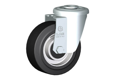 WHEEL E 100X40/40 BB BOLT HOLE H.12 SWIVEL FORK M22