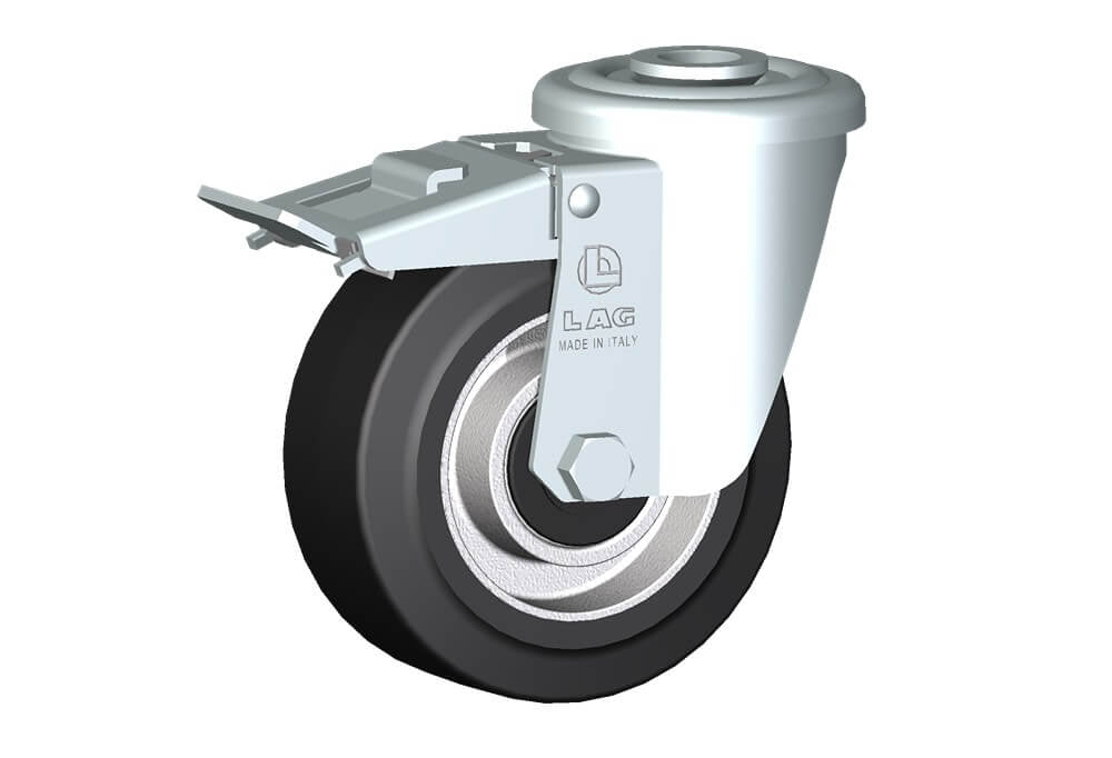 WHEEL E 100X40/40 BB BOLT HOLE F.12 FORK M22 + BRAKE