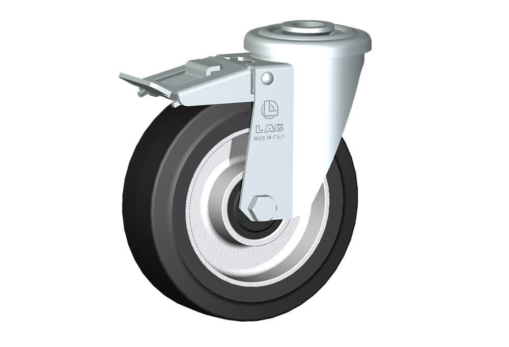 WHEEL E 125X40/40 RB BOLT HOLE F.12 FORK M22 + BRAKE