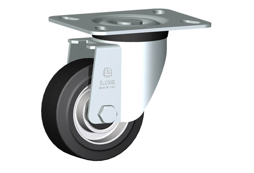 WHEEL E 100X40/40 BB SWIVEL FORK M40/50
