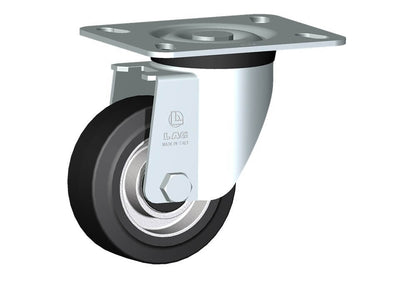 WHEEL E 100X40/40 BB SWIVEL FORK M40/50