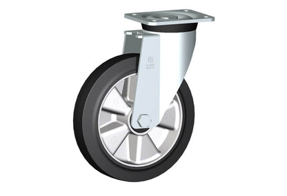 WHEEL E 230X50/60 BB SWIVEL FORK P60