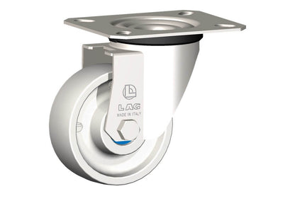 WHEEL P80X30/40 INOX RB. SWIVEL X20