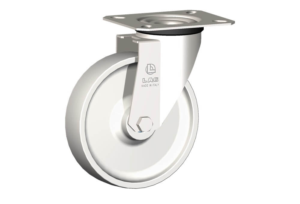 WHEEL P 125X30/40 INOX RB SWIVEL X20/40