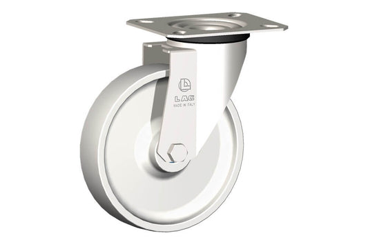 WHEEL P 125X30/40 INOX RB SWIVEL X20/40