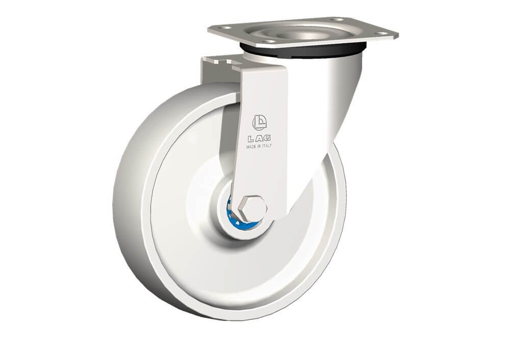 WHEEL P 150X40/50 INOX RB. SWIVEL FORK X20L