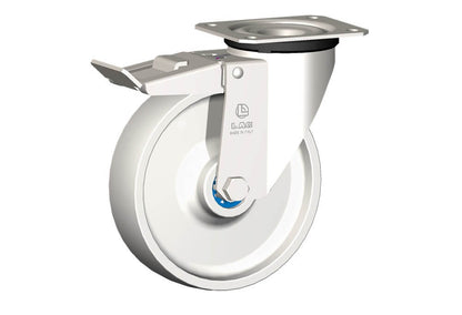 WHEEL P 150X40/50 INOX RB SWIVEL FORK X20L + BRAKE