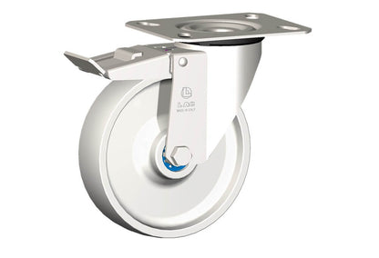 WHEEL P 150X40/50 INOX RB SWIVEL FORK X20 + BRAKE