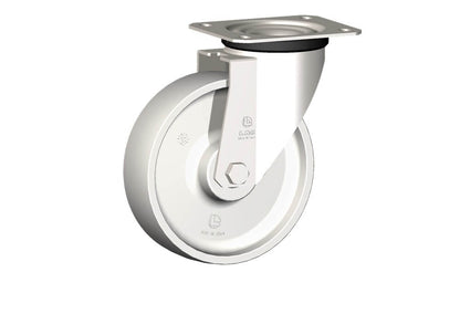 WHEEL P 175X50/60 INOX RB. SWIVEL FORK X20