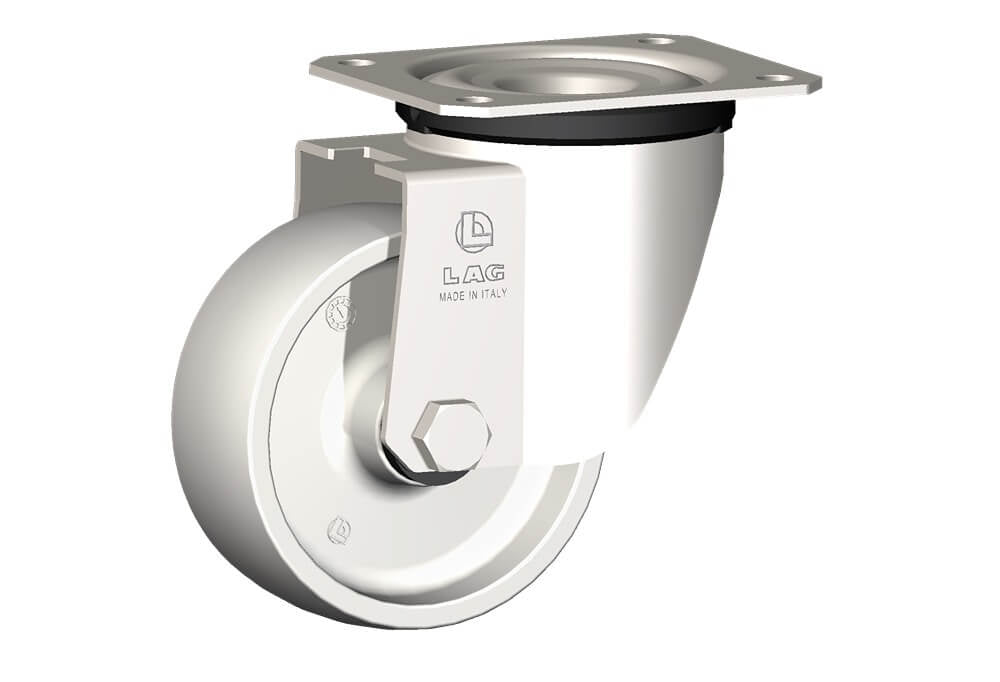 WHEEL P 100X40/40 PB SWIVEL FORK X20L/50