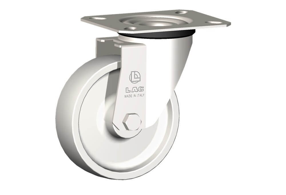 WHEEL P 100X30/40 PLAIN BORE SWIVEL X20