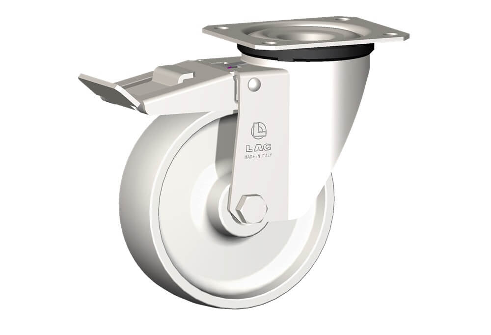 WHEEL P 125X40/50 PLAIN BORE SWL X20L+FR