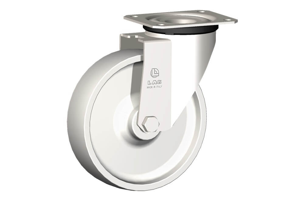WHEEL P 150X40/50 PLAIN BORE SWIVEL FORK X20L