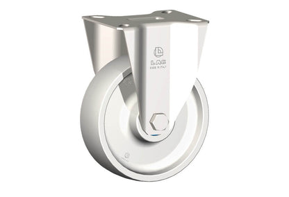 WHEEL P 125X40/50 INOX R.BRG. FIXED X20L