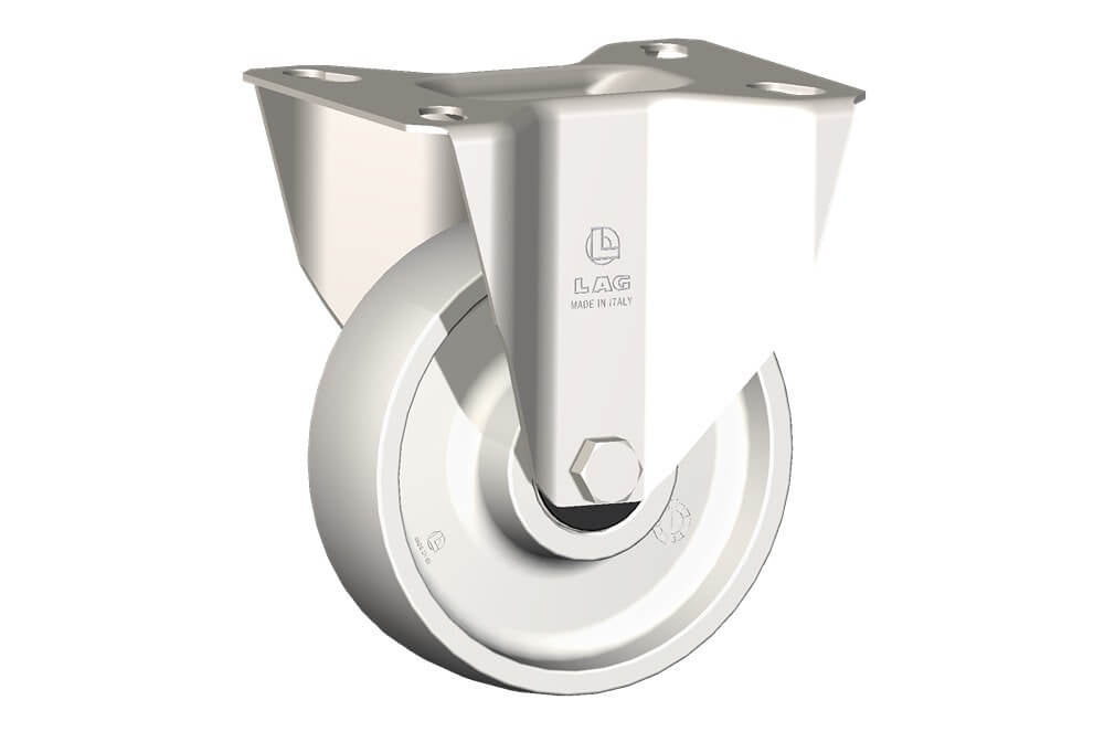 WHEEL P 125X40/50 INOX BB FIXED X20