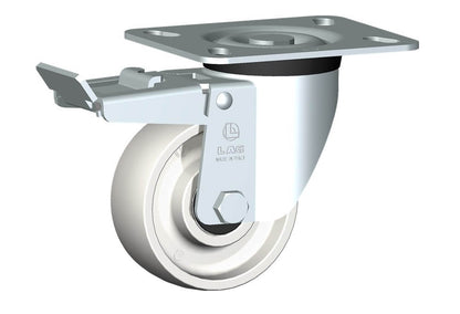 WHEEL P 100X40/40 BB SWIVEL M40/50 +FR