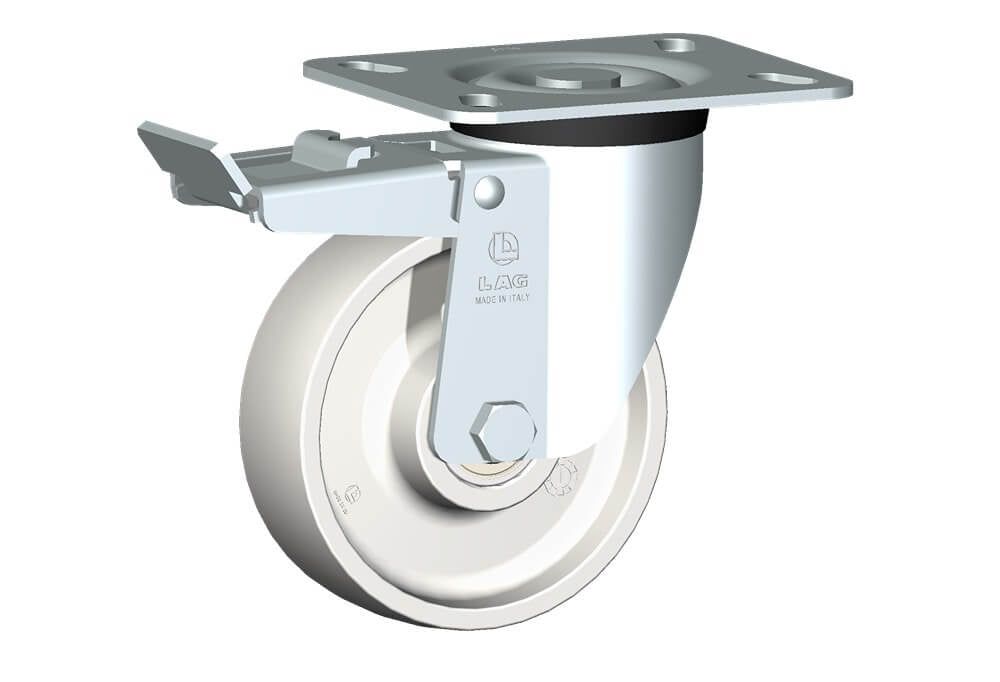 WHEEL P 125X40/50 BB SWL M40 + BRAKE