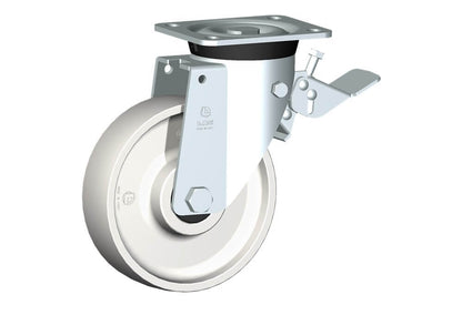 WHEEL P 175X50/60 BB SWIVEL FORK M40 + BRAKE