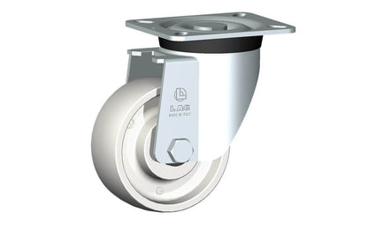 WHEEL P 100X40/40 RB SWIVEL FORK M40L/50
