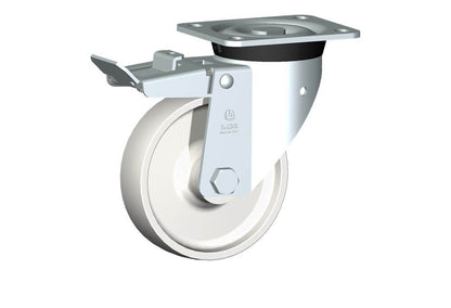 WHEEL P 150X40/50 RB SWIVEL M40/60+BRAKE