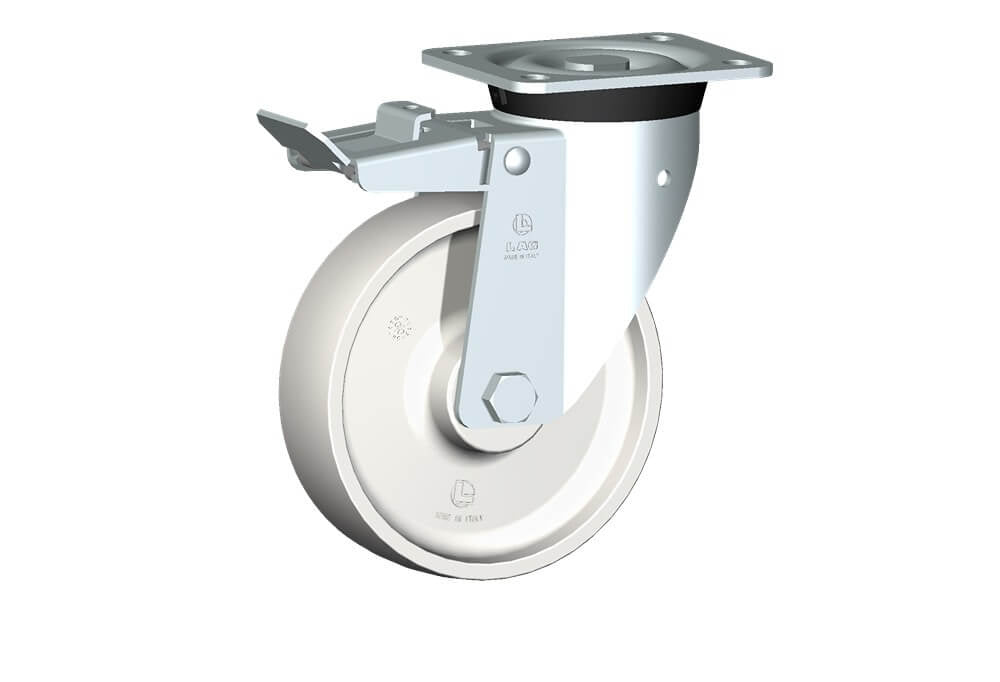 WHEEL P 175X50/60 ROLLB. SWIVEL M40 +BR