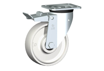 WHEEL P 175X50/60 BB SWIVEL FORK P60 + BRAKE